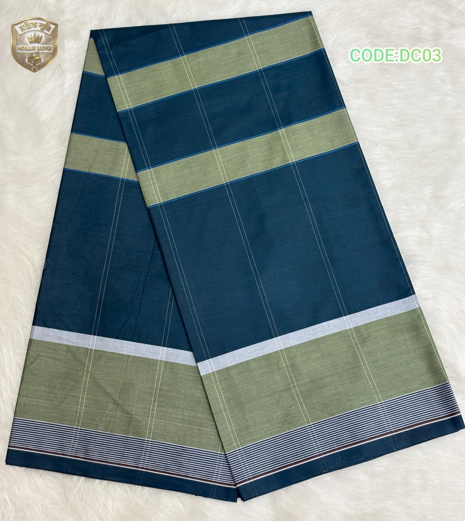 2026/08/1000125435-scaled.jpg Deep Check Lungi - Image 1