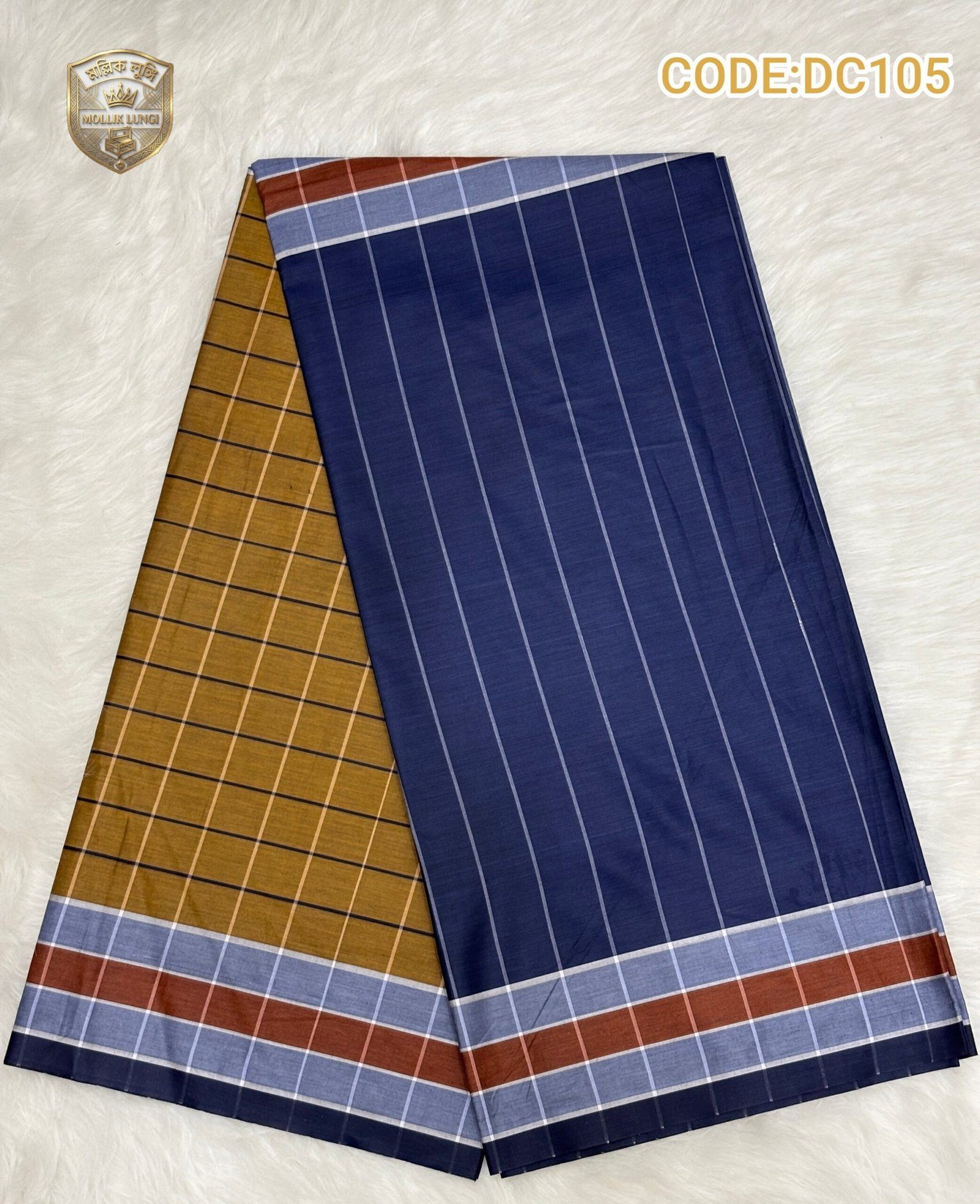 2026/08/1000127284-scaled.jpg Deep Check Lungi - Image 1